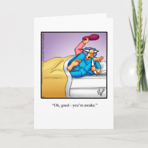 Tarjeta de Feliz Aniversario con Humor para Él