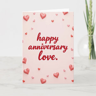 Tarjeta de Feliz Aniversario de Amor