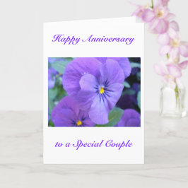 Tarjeta de Feliz Aniversario de Boda