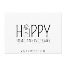 Tarjeta de Feliz Aniversario de Casa para Corredor