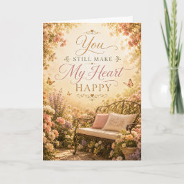 Tarjeta de Feliz Aniversario del Corazón