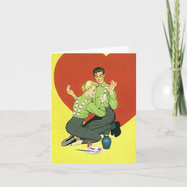 Tarjeta de feliz aniversario la mejor decisión que (Anverso)