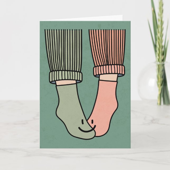 Tarjeta de Feliz Aniversario para la Pareja Perfec (Anverso)