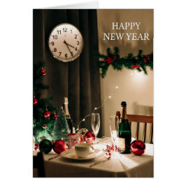Tarjeta de Feliz Año Nuevo
