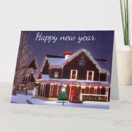 Tarjeta de Feliz Año Nuevo 