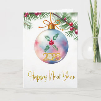 Tarjeta de Feliz Año Nuevo
