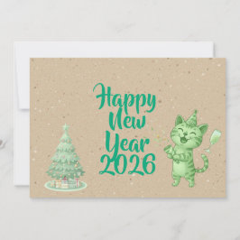 Tarjeta de Feliz Año Nuevo