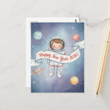 Tarjeta de Feliz Año Nuevo 2026