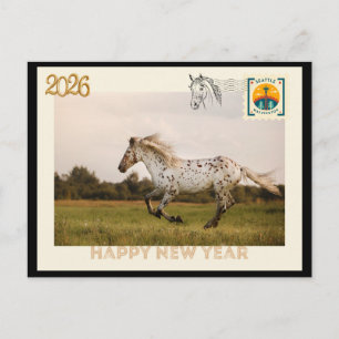 Tarjeta de Feliz Año Nuevo 2026
