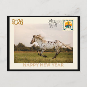 Tarjeta de Feliz Año Nuevo 2026