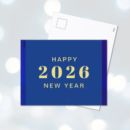 Tarjeta de Feliz Año Nuevo con Texto Personalizado