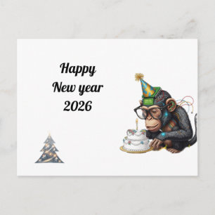 Tarjeta de Feliz Año Nuevo Ingeniosa