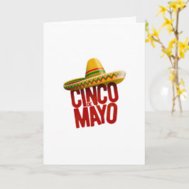 Tarjeta de Feliz Cinco De Mayo