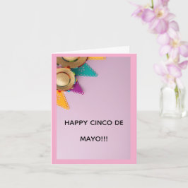 Tarjeta de Feliz Cinco de Mayo