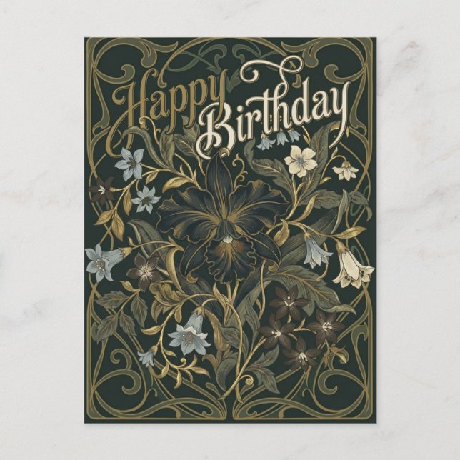 Tarjeta de Feliz Cumpleaños (Anverso)