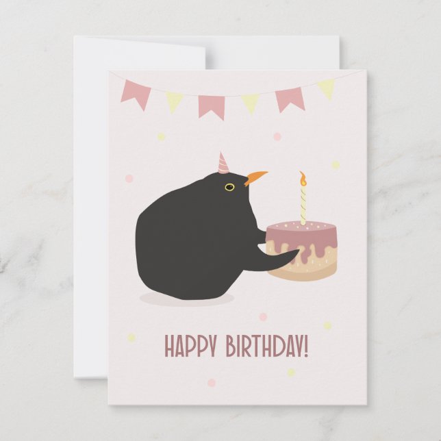 Tarjeta de Feliz Cumpleaños (Anverso)