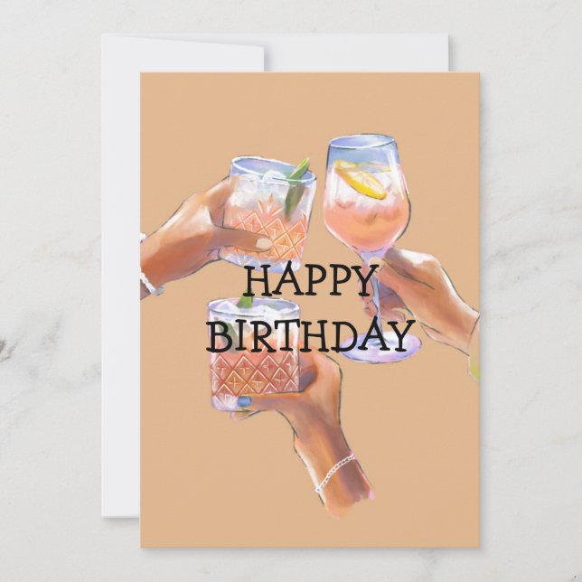 TARJETA DE FELIZ CUMPLEAÑOS (Anverso)