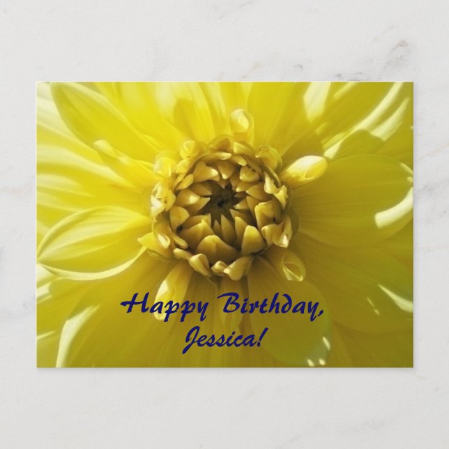Tarjeta de Feliz Cumpleaños (Anverso)