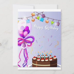 Tarjeta de Feliz Cumpleaños