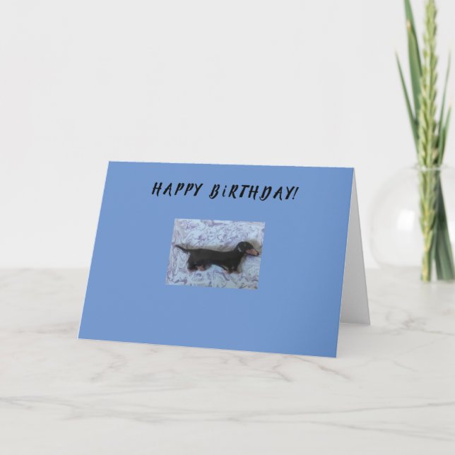 Tarjeta de Feliz Cumpleaños (Anverso)