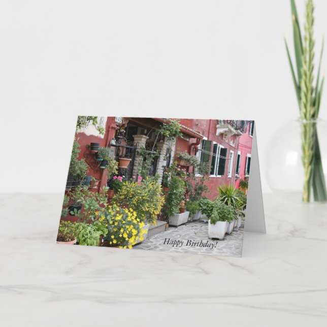 Tarjeta de Feliz Cumpleaños (Anverso)