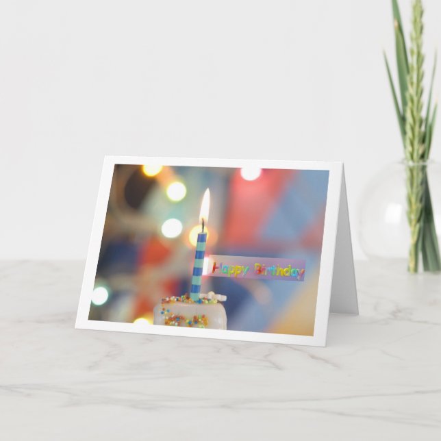 Tarjeta de Feliz Cumpleaños (Anverso)