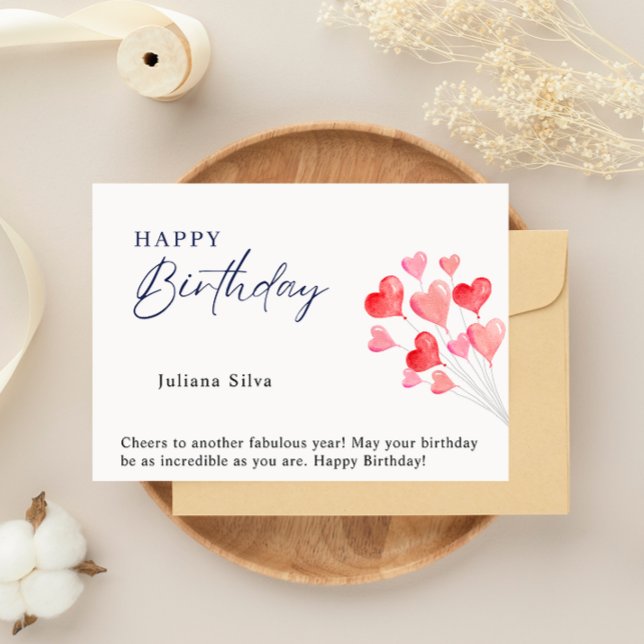 Tarjeta de Feliz Cumpleaños (Happy Birthday Card)