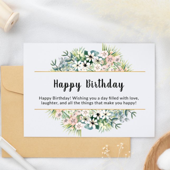 Tarjeta de Feliz Cumpleaños (Happy Birthday Card)