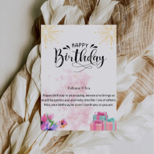 Tarjeta de Feliz Cumpleaños