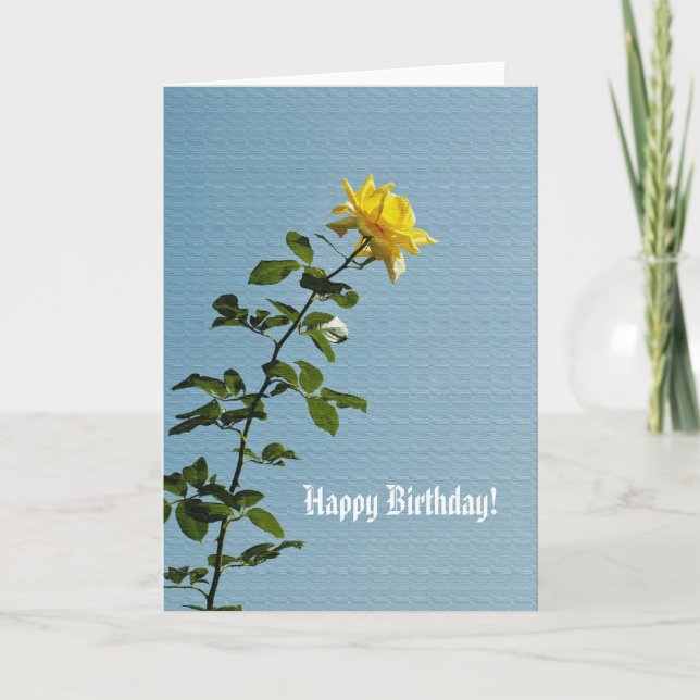 Tarjeta de Feliz Cumpleaños (Anverso)