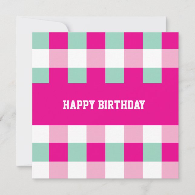 Tarjeta de Feliz Cumpleaños  (Anverso)