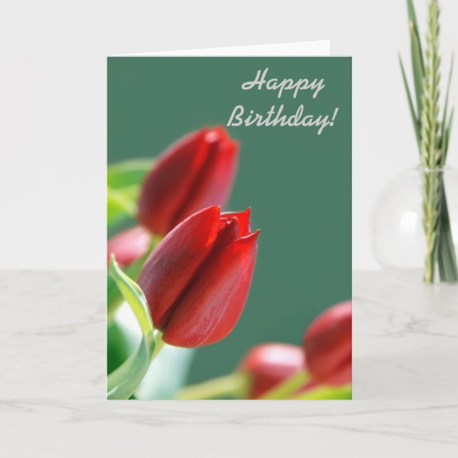 Tarjeta de Feliz Cumpleaños (Anverso)