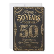 Tarjeta de Feliz Cumpleaños 50 Años
