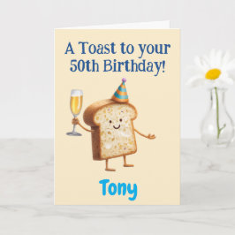 Tarjeta de Feliz Cumpleaños 50, Felicitaciones, To