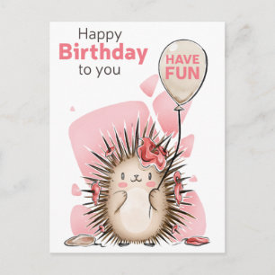Tarjeta de Feliz Cumpleaños Adorable