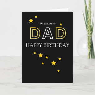 Tarjeta de Feliz Cumpleaños al Mejor Papá