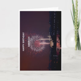 Tarjeta de Feliz Cumpleaños América