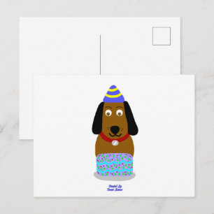 Tarjeta de Feliz Cumpleaños Cachorro