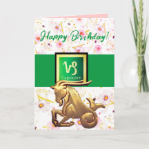 Tarjeta de Feliz Cumpleaños Capricornio