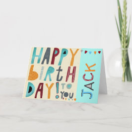 Tarjeta de Feliz Cumpleaños - Chica o Chico Divert