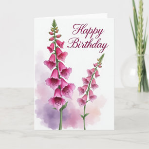 Tarjeta de Feliz Cumpleaños con Lunares