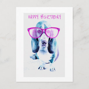 Tarjeta de Feliz Cumpleaños Cool Doggy