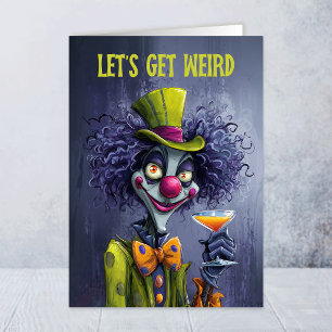 Tarjeta de Feliz Cumpleaños de Payaso de Circo Ext