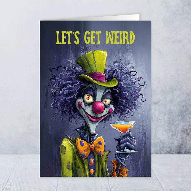 Tarjeta de Feliz Cumpleaños de Payaso de Circo Ext (Subido por el creador)