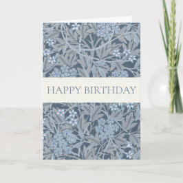 TARJETA DE FELIZ CUMPLEAÑOS DE WILLIAM MORRIS