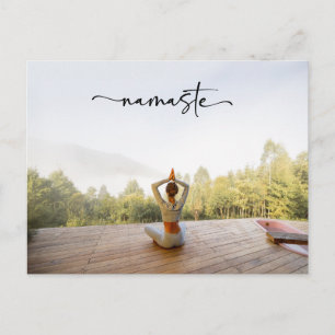 Tarjeta de Feliz Cumpleaños de Yoga de Meditación