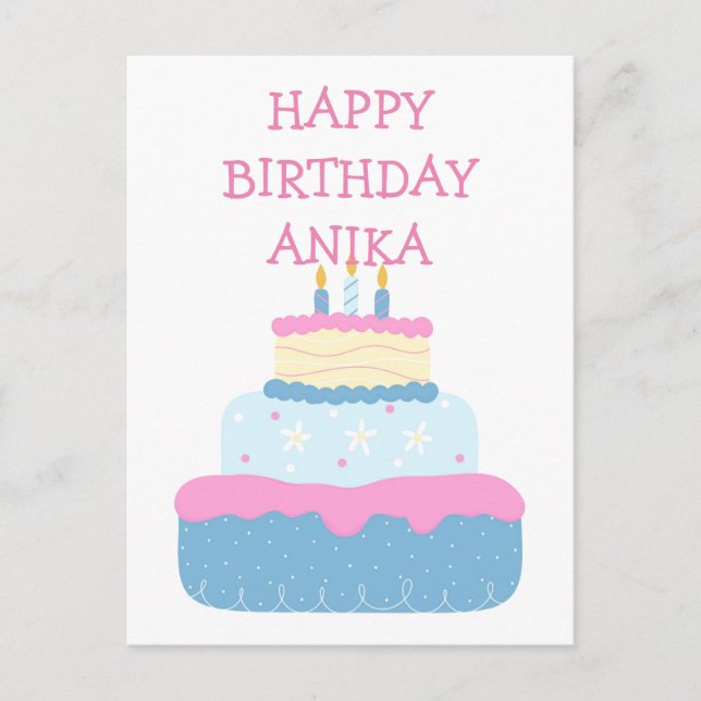 TARJETA DE FELIZ CUMPLEAÑOS, DESCARGA INSTANTÁNEA (Anverso)