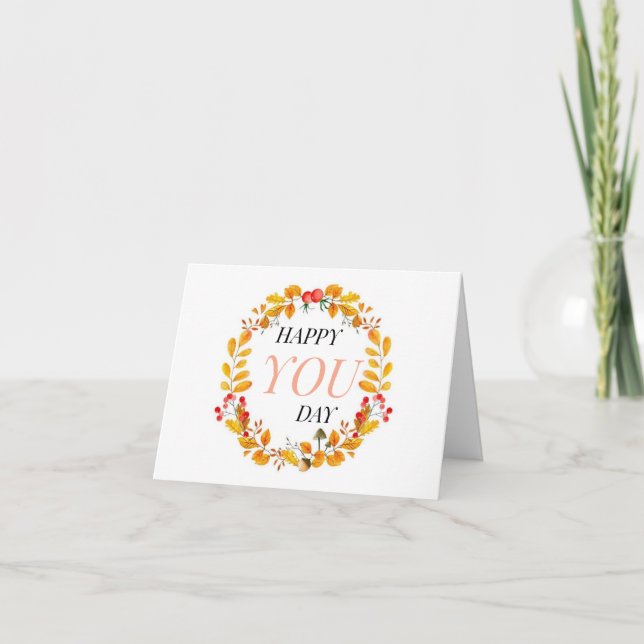 Tarjeta de Feliz Cumpleaños (Deseos) (Anverso)
