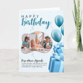 Tarjeta de Feliz Cumpleaños Editable | Personaliza