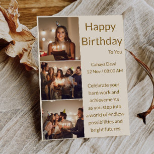 Tarjeta de Feliz Cumpleaños Imprimible